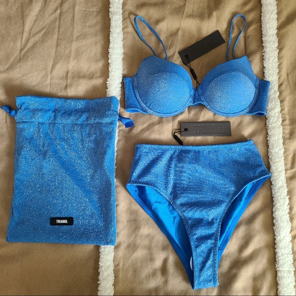 NWT TRIANGL Marina Sparkle Set